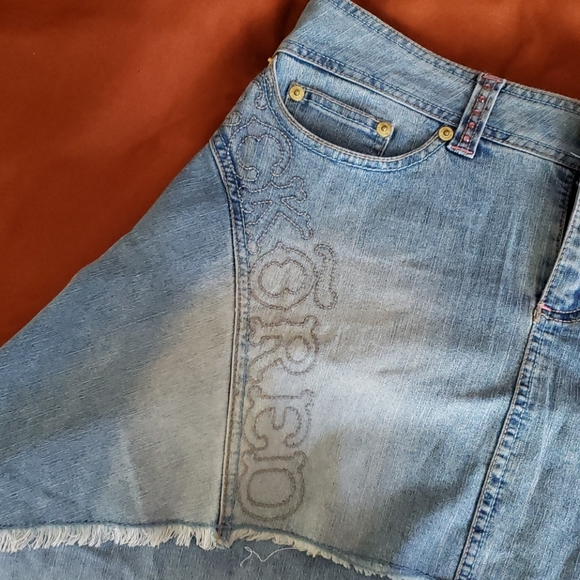 High low denim mini - Picture 4 of 6